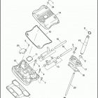 XL883C 4CJM SPORTSTER 883 CUSTOM (2005) ROCKER ARMS, COVERS & PUSH RODS - V2 ™