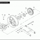 VRSCSE 1PMG CVO V-ROD (2005) Заднее колесо