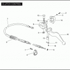 FXSTD 1BSY SOFTAIL DEUCE (2005) Привод управления сцеплением