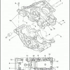 VRSCA 1HAZ VRSCA V-ROD (2005) CRANKCASE - UPPER & LOWER