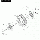 FLHTCSE2 1PKE CVO ELECTRA GLIDE (2005) Переднее колесо