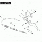 FLHTPI 1FMW ELECTRA GLIDE STANDARD POLICE (2005) Привод управления сцеплением