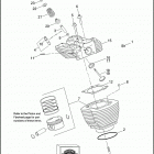 FLHTI 1FVW ELECTRA GLIDE STANDARD (2005) CYLINDERS, HEADS & VALVES - TWIN CAM 88 ™