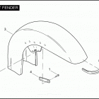 FLHTCSE2 1PKE CVO ELECTRA GLIDE (2005) Переднее крыло
