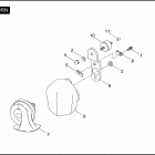 FLHTPI 1FMW ELECTRA GLIDE STANDARD POLICE (2005) Клаксон