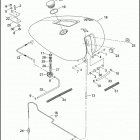 FXSTD 1BSY SOFTAIL DEUCE (2005) FUEL TANK - FXSTD - CARBURETOR