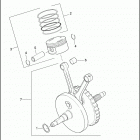 FLHTPI 1FMW ELECTRA GLIDE STANDARD POLICE (2005) PISTONS & FLYWHEEL ASSEMBLY - TWIN CAM 88 ™
