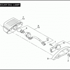 SIDECAR FOR FLHT/I 8SLX FLHT/I SIDECAR (2005) SIDECAR TAIL LAMP