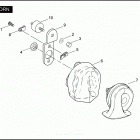 FXSTD 1BSY SOFTAIL DEUCE (2005) Клаксон