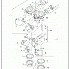 VRSCA 1HAZ VRSCA V-ROD (2005) Корпус Дросселя