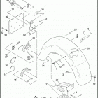 FLHTI 1FVW ELECTRA GLIDE STANDARD (2005) Задний бампер