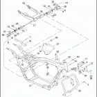 FLHTPI 1FMW ELECTRA GLIDE STANDARD POLICE (2005) FRAME, REAR FORK & JIFFY STAND