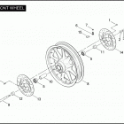 FLHTPI 1FMW ELECTRA GLIDE STANDARD POLICE (2005) Переднее колесо