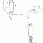 FLHTCSE2 1PKE CVO ELECTRA GLIDE (2005) REAR SHOCK ABSORBERS & AIR SUSPENSION SYSTEM