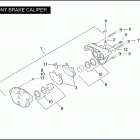 FLHTPI 1FMW ELECTRA GLIDE STANDARD POLICE (2005) Передний суппорт