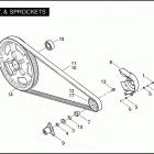 VRSCA 1HAZ VRSCA V-ROD (2005) BELT & SPROCKETS