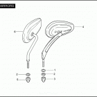 FLHTCSE2 1PKE CVO ELECTRA GLIDE (2005) Зеркало