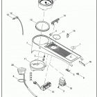 FLHR 1FDV ROAD KING (2005) FUEL TANK INSTRUMENTS - FLHR, FLHRI, FLHRCI MODELS