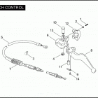 FLHTI 1FVW ELECTRA GLIDE STANDARD (2005) Привод управления сцеплением