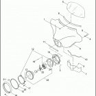 FLHTPI 1FMW ELECTRA GLIDE STANDARD POLICE (2005) WINDSHIELD, FAIRING & HEADLAMP - FLHTPI
