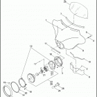 FLHTCSE2 1PKE CVO ELECTRA GLIDE (2005) WINDSHIELD, FAIRING & HEADLAMP