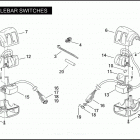 FXDC 1GTV DYNA SUPER GLIDE CUSTOM (2005) HANDLEBAR SWITCHES