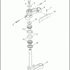 XL883C 4CJM SPORTSTER 883 CUSTOM (2005) STEERING HEAD BRACKET ASSEMBLY