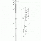 FLHTI 1FVW ELECTRA GLIDE STANDARD (2005) FRONT FORK - LEFT (FAIRING MODELS)