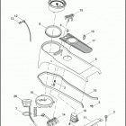 FLHRS 1FXV ROAD KING CUSTOM (2005) FUEL TANK INSTRUMENTS - FLHRS & FLHRSI MODELS