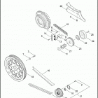FLHTCSE2 1PKE CVO ELECTRA GLIDE (2005) BELTS, CHAINS & SPROCKETS