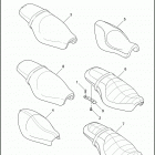 XL883C 4CJM SPORTSTER 883 CUSTOM (2005) SEATS