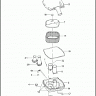VRSCA 1HAZ VRSCA V-ROD (2005) Воздушный фильтр