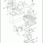 FXDC 1GTV DYNA SUPER GLIDE CUSTOM (2005) TRANSMISSION HOUSING & OIL TANK