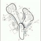VRSCSE 1PMG CVO V-ROD (2005) CAM DRIVE SYSTEM