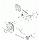 FXSTD 1BSY SOFTAIL DEUCE (2005) BELTS, CHAINS AND SPROCKETS