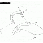 VRSCA 1HAZ VRSCA V-ROD (2005) Переднее крыло