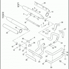FLSTSC 1BRY SPRINGER CLASSIC (2005) EXHAUST SYSTEM - FLSTSC / I