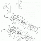 XL883C 4CJM SPORTSTER 883 CUSTOM (2005) HEADLAMP & MIRROR - 883C / 1200C