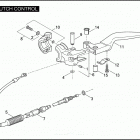 XL883C 4CJM SPORTSTER 883 CUSTOM (2005) Привод управления сцеплением