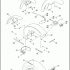 FXSTD 1BSY SOFTAIL DEUCE (2005) FRONT FENDER - FXST / I, FXSTB / I, FXSTD / I, FLSTC / I...