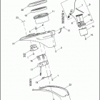 FLSTFSE 1PLF CVO FAT BOY (2005) FUEL TANK CONSOLE