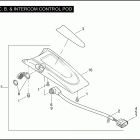 FLHTCUI 1FCW ULTRA CLASSIC (2005) C.B. & INTERCOM CONTROL POD