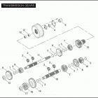FLHTPI 1FMW ELECTRA GLIDE STANDARD POLICE (2005) TRANSMISSION GEARS
