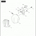 FXDC 1GTV DYNA SUPER GLIDE CUSTOM (2005) Клаксон