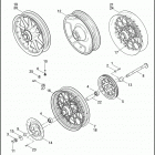 FLHTC 1DJV ELECTRA GLIDE CLASSIC (2005) Заднее колесо