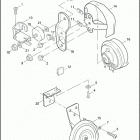 XL883C 4CJM SPORTSTER 883 CUSTOM (2005) Клаксон