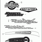 FLHTI 1FVW ELECTRA GLIDE STANDARD (2005) FUEL TANK TRIM