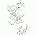 FLHTI 1FVW ELECTRA GLIDE STANDARD (2005) ENGINE MOUNTS & STABILIIZER LINKS
