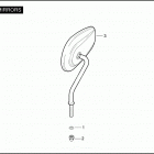 FXSTD 1BSY SOFTAIL DEUCE (2005) Зеркало