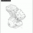 FLHTPI 1FMW ELECTRA GLIDE STANDARD POLICE (2005) COMPLETE ENGINE - TWIN CAM 88 ™